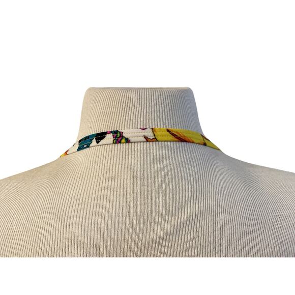 Victoria's Victoria Secret Halter Top Bikini 36D Floral Design - EUC - Picture 6 of 11